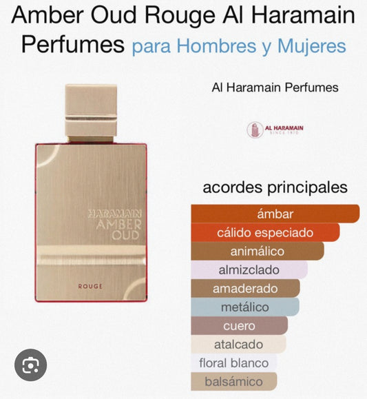 AL HARAMAIN AMBER OUD ROUGE 1.1 EDICIÓN ACCESIBLE